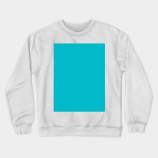 Preppy summer beach chic teal neon aqua blue turquoise Crewneck Sweatshirt